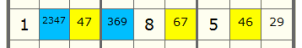 a Sudoku with Naked Triplet pattern